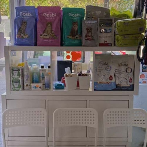 Zona de espera de la tienda